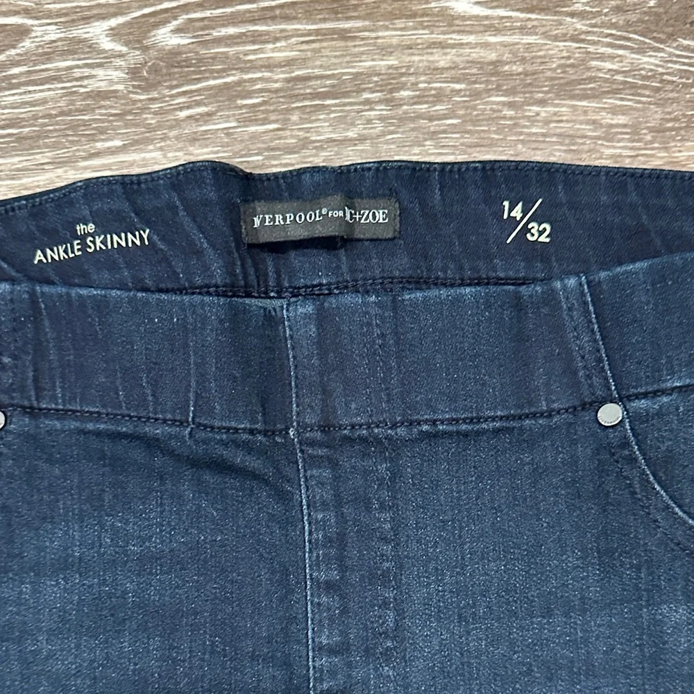 NWT! Liverpool Abby Skinny Deep Indigo Pants - Picture 4 of 7